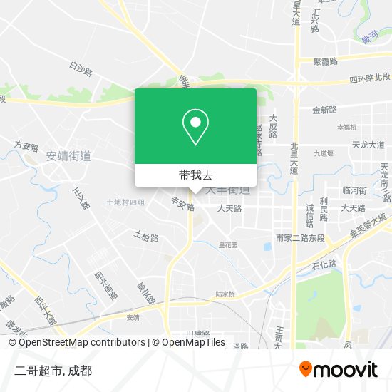 二哥超市地图