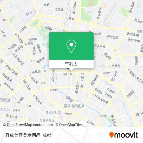 容成美容美发用品地图