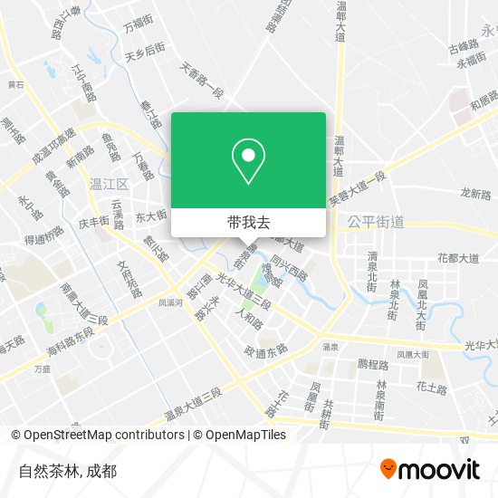 自然茶林地图