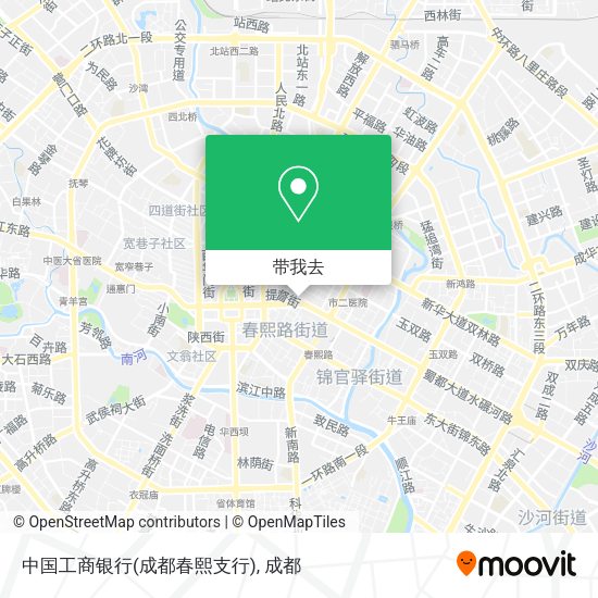 中国工商银行(成都春熙支行)地图