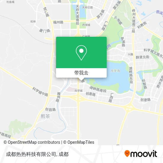 成都热热科技有限公司地图