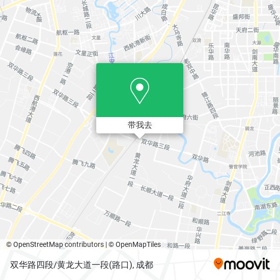 双华路四段/黄龙大道一段(路口)地图
