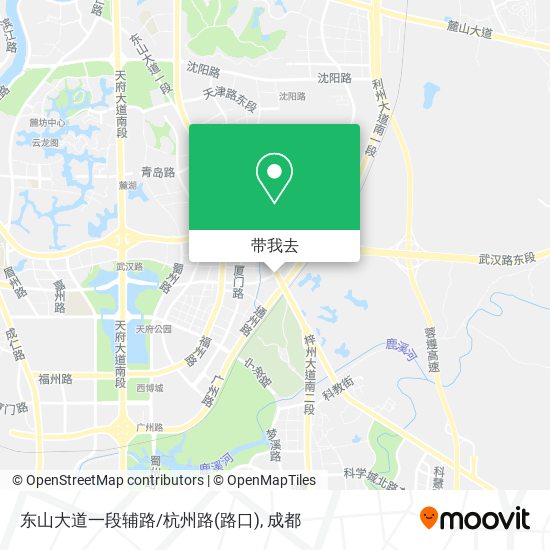 东山大道一段辅路/杭州路(路口)地图