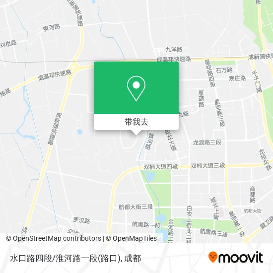 水口路四段/淮河路一段(路口)地图