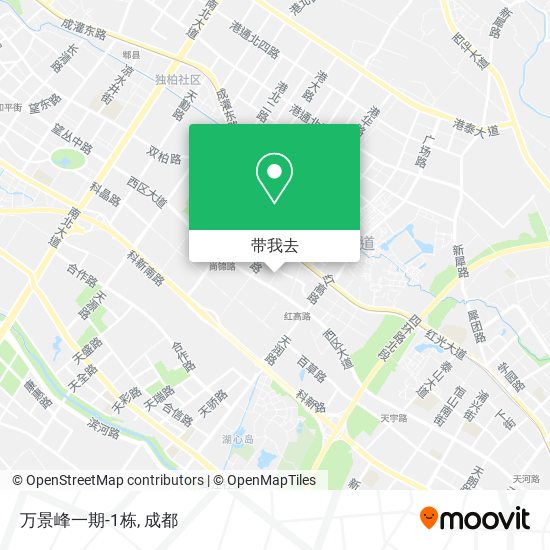 万景峰一期-1栋地图