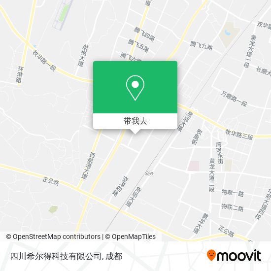 四川希尔得科技有限公司地图