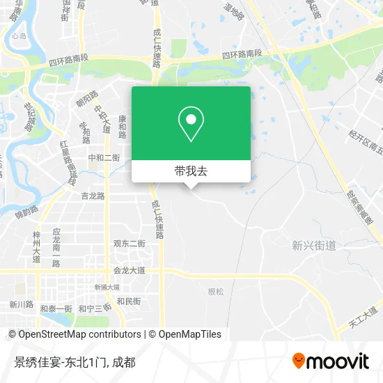 景绣佳宴-东北1门地图