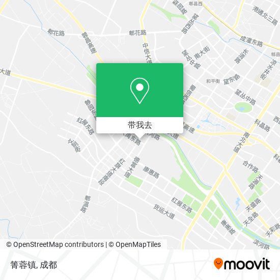 箐蓉镇地图