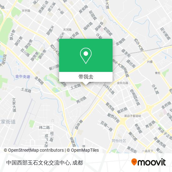 中国西部玉石文化交流中心地图