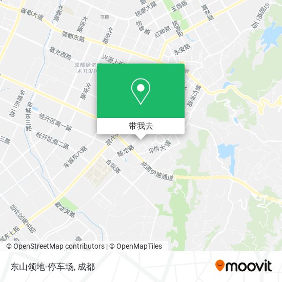 东山领地-停车场地图
