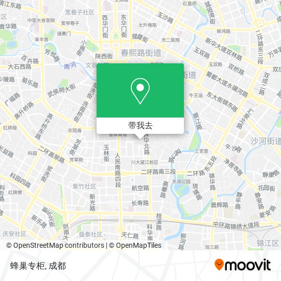 蜂巢专柜地图