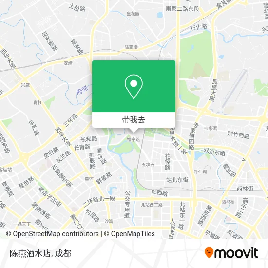 陈燕酒水店地图