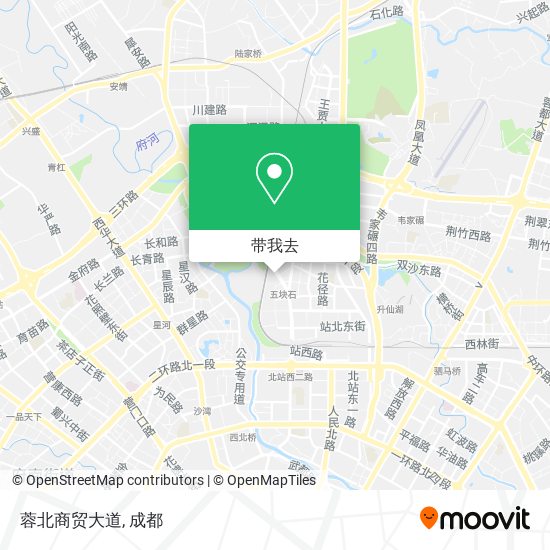 蓉北商贸大道地图