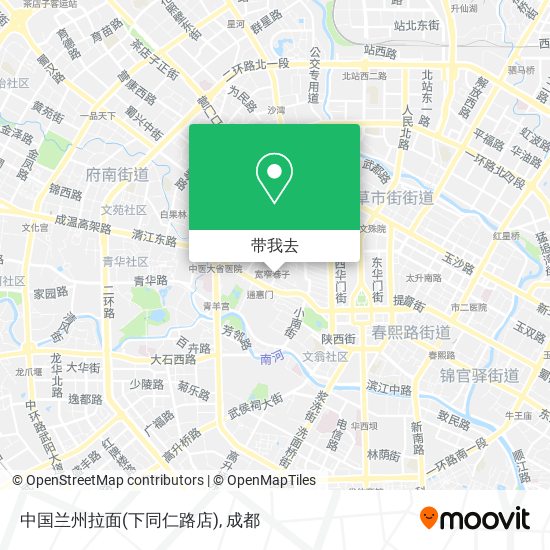 中国兰州拉面(下同仁路店)地图