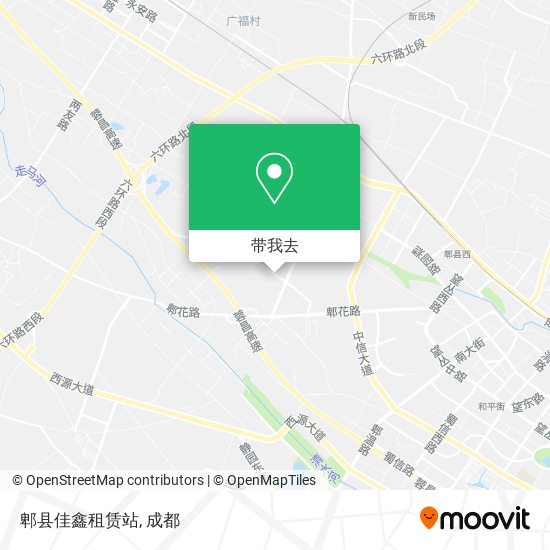 郫县佳鑫租赁站地图