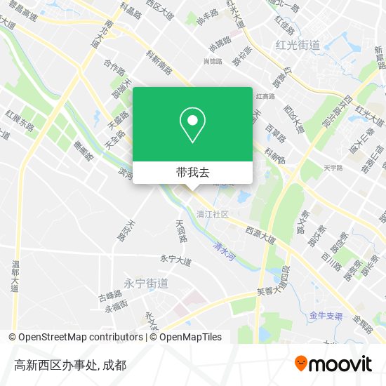 高新西区办事处地图