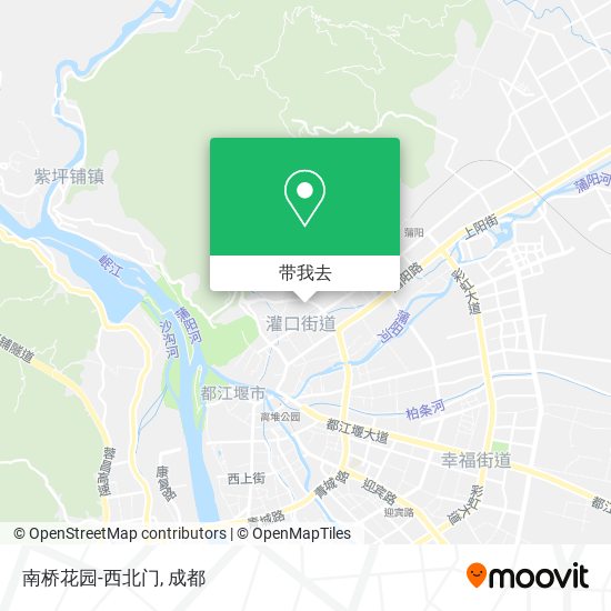 南桥花园-西北门地图