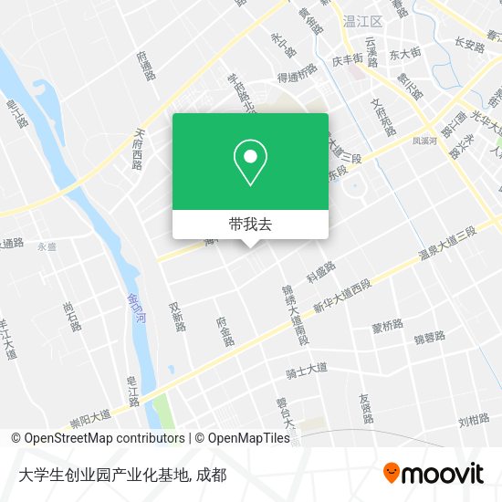 大学生创业园产业化基地地图