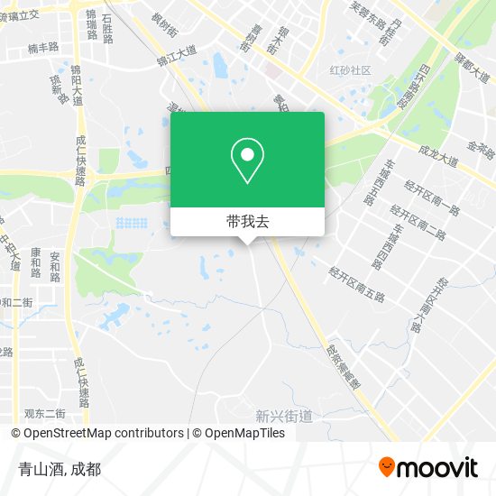 青山酒地图