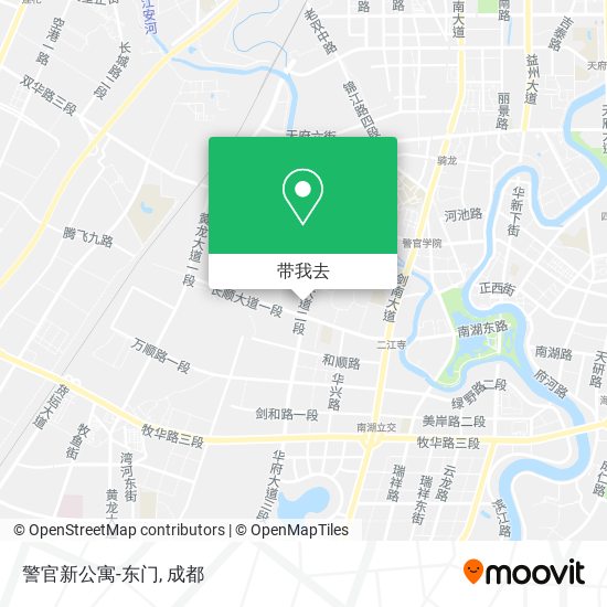 警官新公寓-东门地图