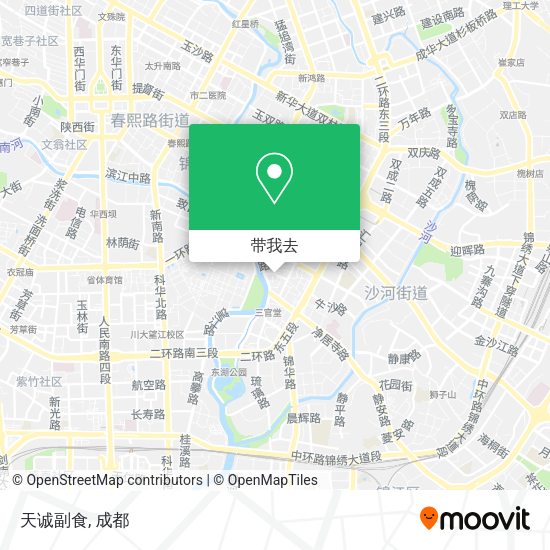 天诚副食地图
