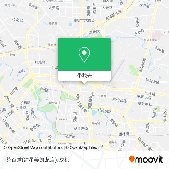 茶百道(红星美凯龙店)地图