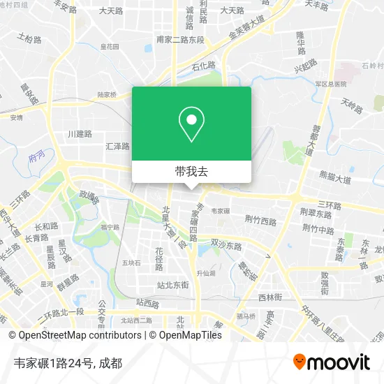 韦家碾1路24号地图