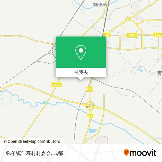 弥牟镇仁寿村村委会地图