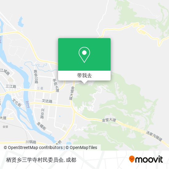 栖贤乡三学寺村民委员会地图