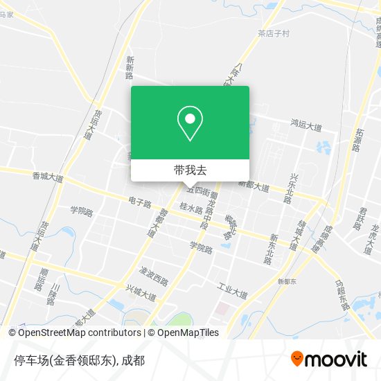 停车场(金香领邸东)地图