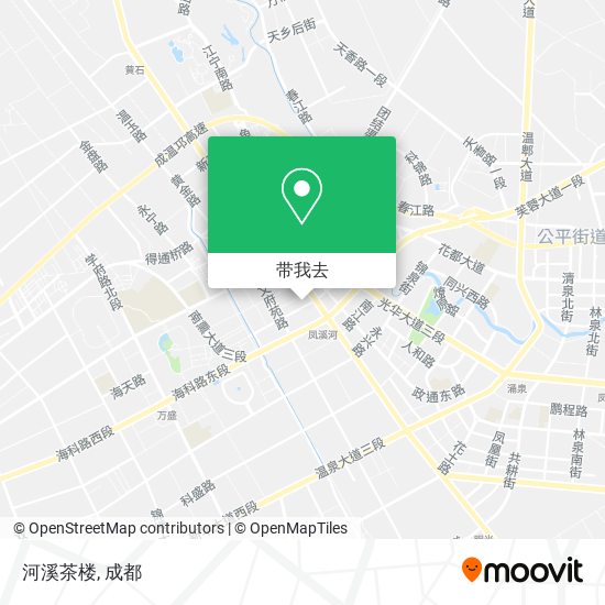 河溪茶楼地图