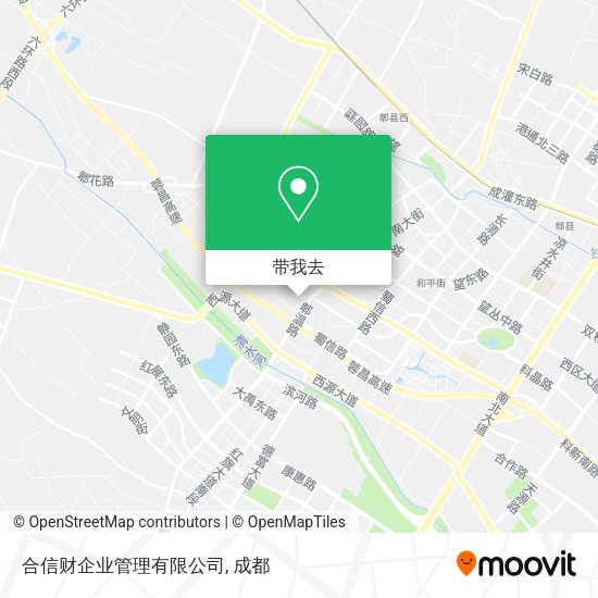 合信财企业管理有限公司地图