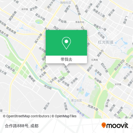 合作路888号地图