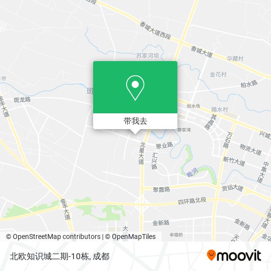 北欧知识城二期-10栋地图