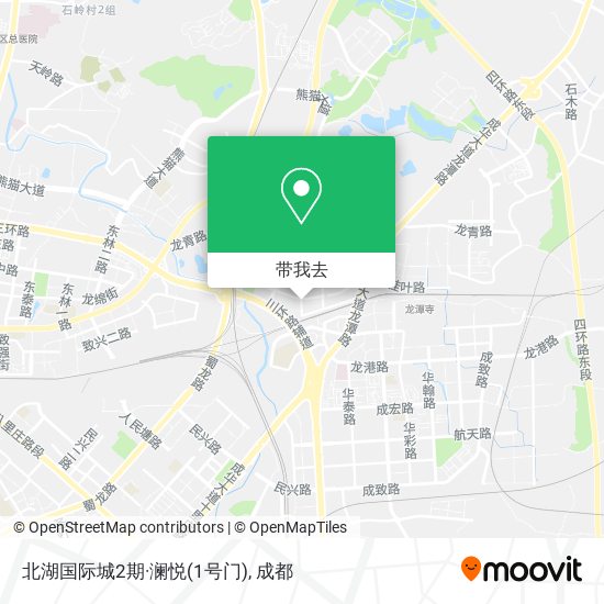 北湖国际城2期·澜悦(1号门)地图
