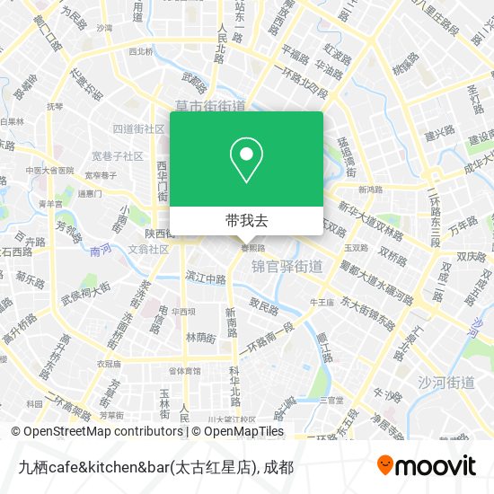 九栖cafe&kitchen&bar(太古红星店)地图