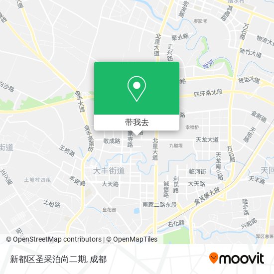 新都区圣采泊尚二期地图