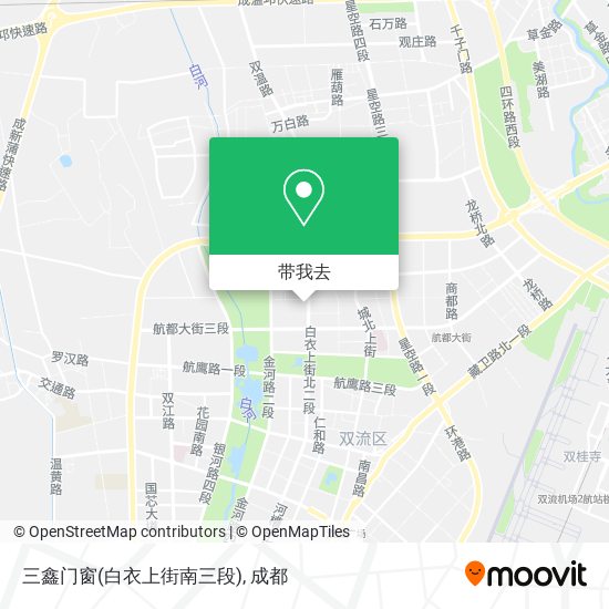三鑫门窗(白衣上街南三段)地图