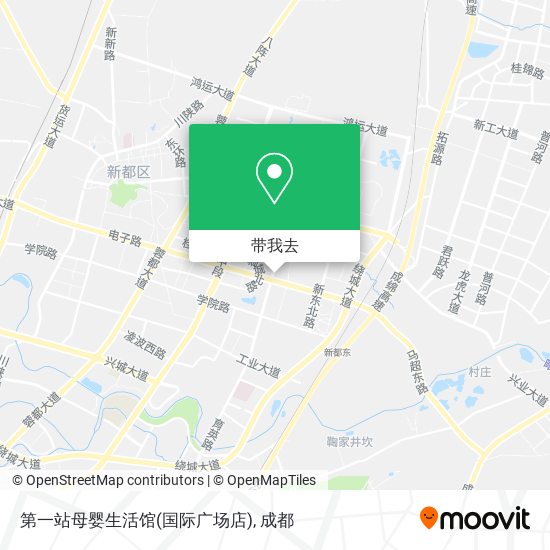 第一站母婴生活馆(国际广场店)地图