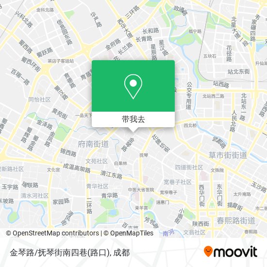 金琴路/抚琴街南四巷(路口)地图