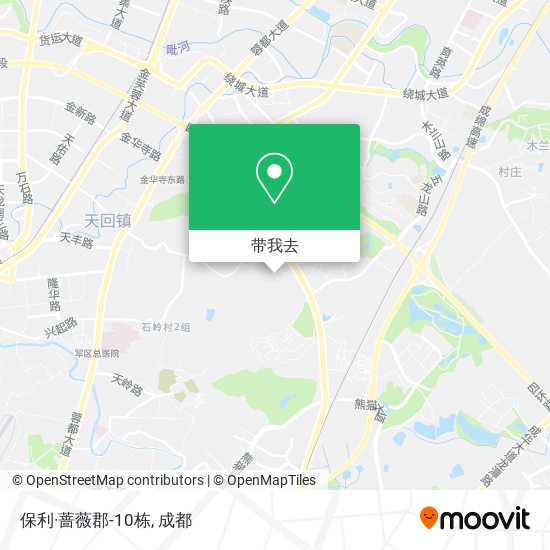 保利·蔷薇郡-10栋地图