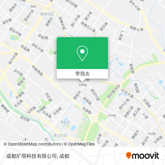 成都圹垠科技有限公司地图