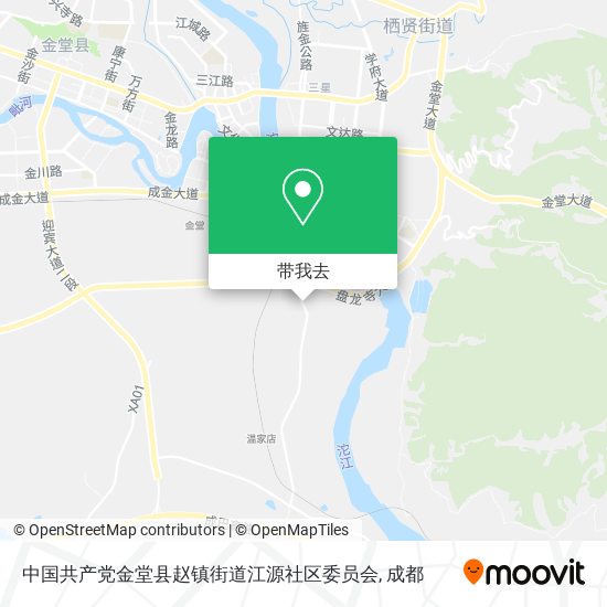 中国共产党金堂县赵镇街道江源社区委员会地图