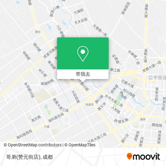 哥弟(赞元街店)地图