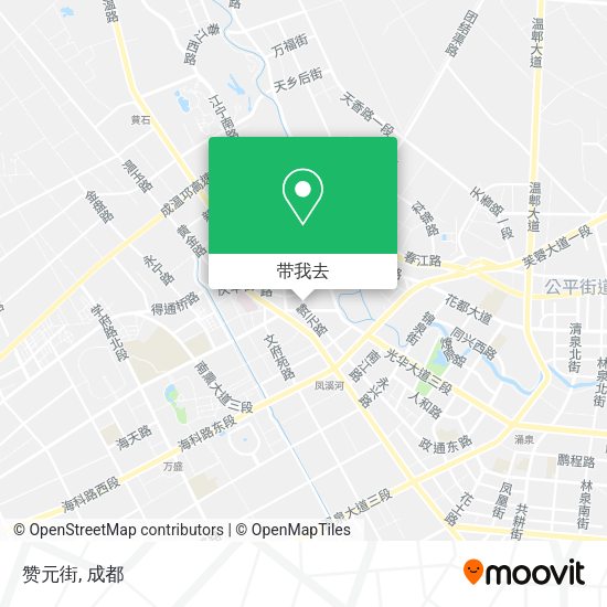 赞元街地图