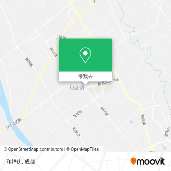 和祥街地图