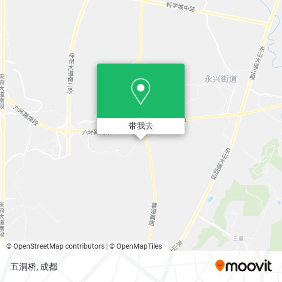 五洞桥地图
