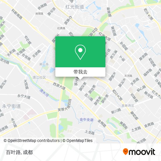 百叶路地图