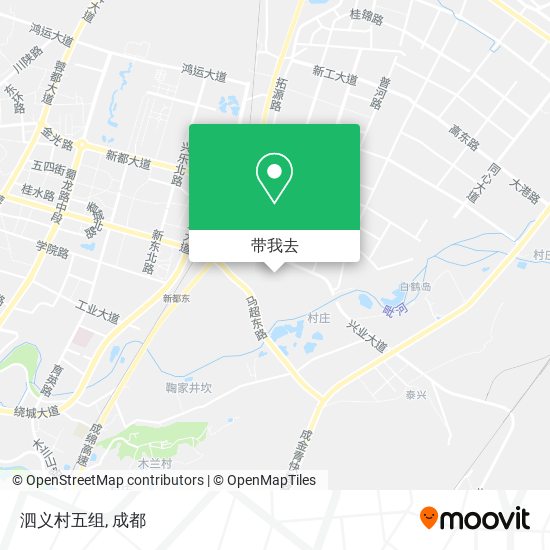 泗义村五组地图