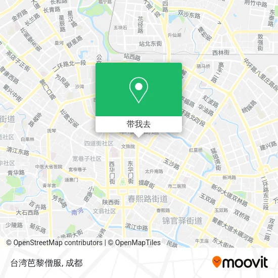 台湾芭黎僧服地图